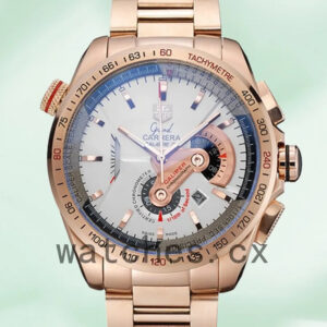 Tag Heuer Grand Carrera 43mm Men’s GrandCarreraWSB-005 Rose Gold-tone Bracelet
