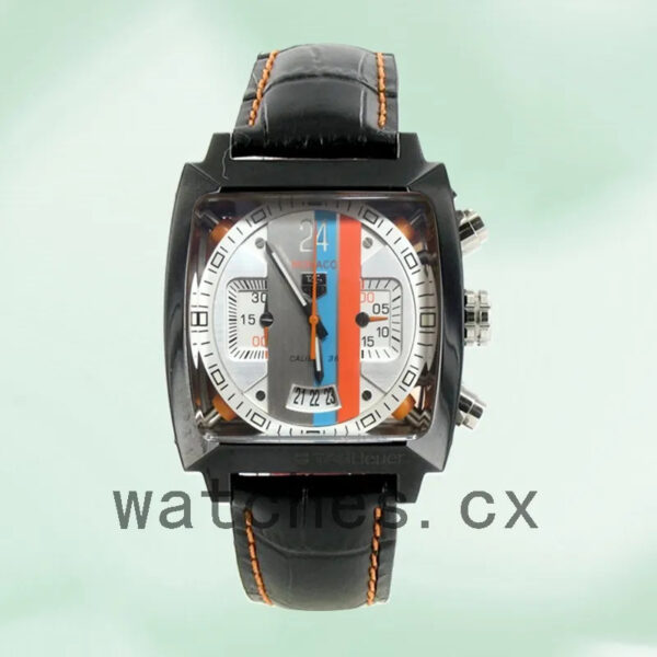 Tag Heuer Monaco MonacoWSL001 Men’s 40mm White Dial Japanese Quartz - Image 2