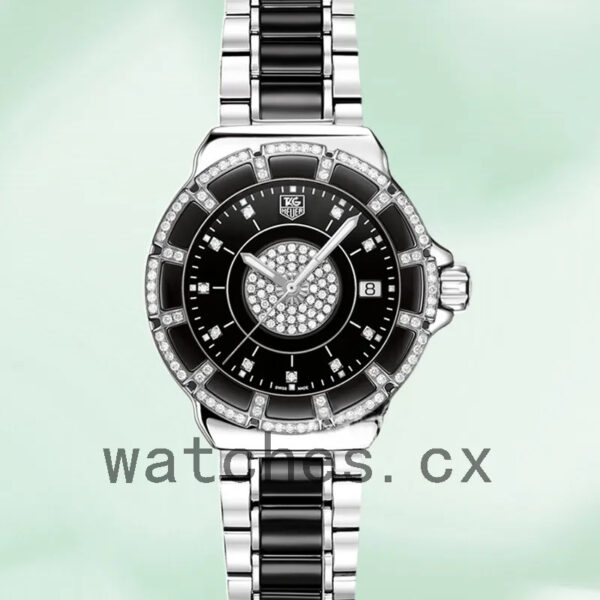 Tag Heuer Formula 1 WAH1219.BA0859 36mm Ladies Bracelet Black Dial - Image 2