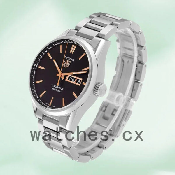 Tag Heuer Carrera Men’s WAR201C.BA0723 43mm Silver-tone Automatic - Image 3