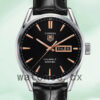 Tag Heuer Carrera 43mm WAR201C.FC6266 Men’s Silver-tone Leather Strap