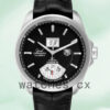 Tag Heuer Carrera 43mm WAV5111-1 Men’s Black Dial Leather Strap