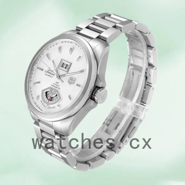 Tag Heuer Carrera Men’s WAV5112.BA0901 43mm Silver-tone - Image 3
