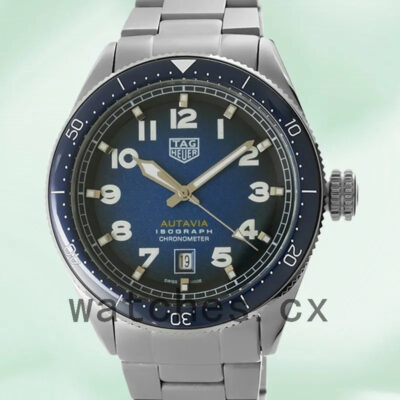 Tag Heuer Autavia Men’s 44mm WBE5116.EB0173 Bracelet Blue Dial