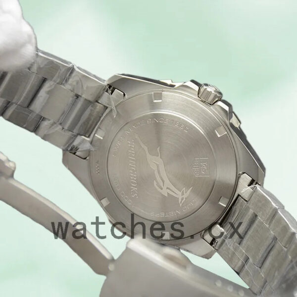 Tag Heuer Aquaracer AquaracerBKSB-001 Men 43mm Bracelet Silver-tone - Image 4