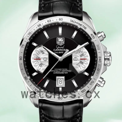 Tag Heuer Grand Carrera CAV511A.FC6225 43mm Men Leather Strap