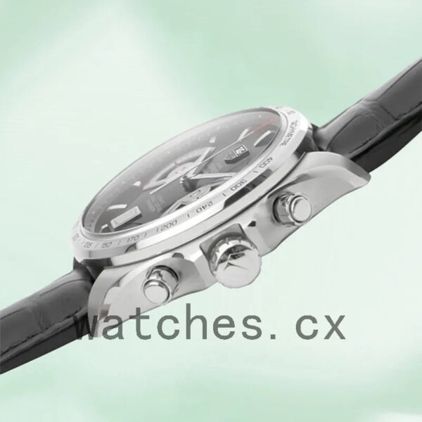 Tag Heuer Grand Carrera CAV511A.FC6225 43mm Men Leather Strap - Image 3