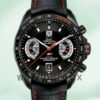 Tag Heuer Grand Carrera 43mm CAV518K.FC6268 Men Leather Strap Quartz