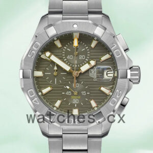 Tag Heuer Aquaracer Men 43mm CAY2112-001 Silver-tone Bracelet