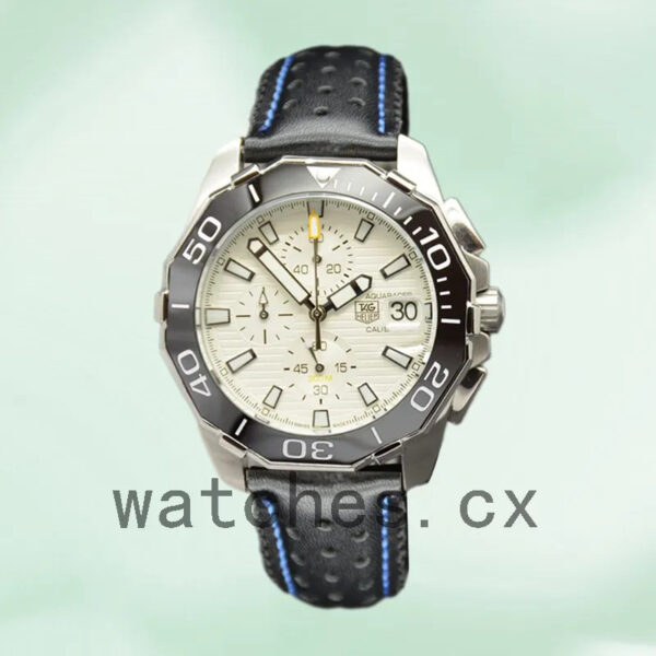 Tag Heuer Aquaracer 43mm CAY211A-003 Men White Dial - Image 2
