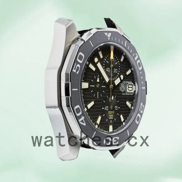 Tag Heuer Aquaracer 43mm CAY211A.FC6361-001 Men Quartz Leather Strap - Image 4