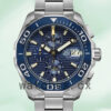 Tag Heuer Aquaracer 43mm CAY211B.BA0927 Men Blue Dial Bracelet