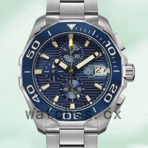 Tag Heuer Aquaracer 43mm CAY211B.BA0927 Men Blue Dial Bracelet