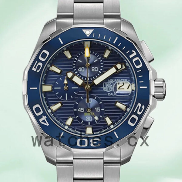 Tag Heuer Aquaracer 43mm CAY211B.BA0927 Men Blue Dial Bracelet