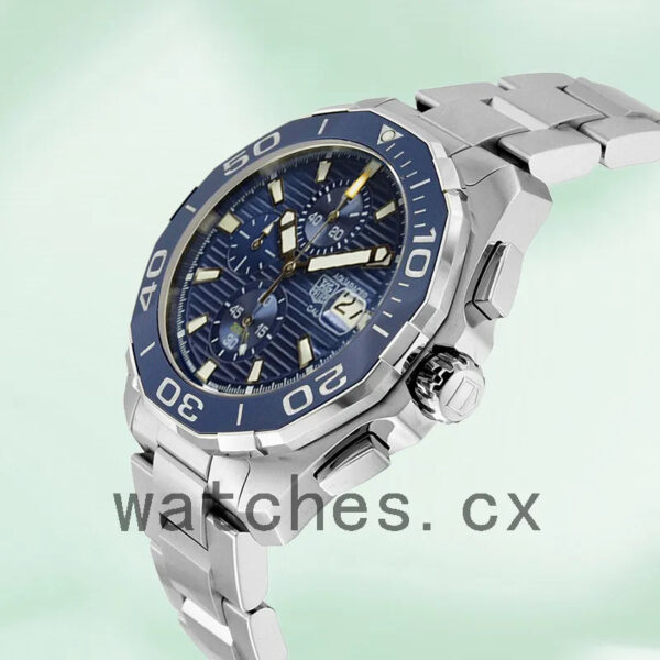 Tag Heuer Aquaracer 43mm CAY211B.BA0927 Men Blue Dial Bracelet - Image 3