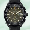 Tag Heuer Aquaracer CAY218A-001 Men 43mm Strap
