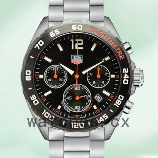 Tag Heuer Formula 1 Men CAZ1014-001 43mm Silver-tone Quartz