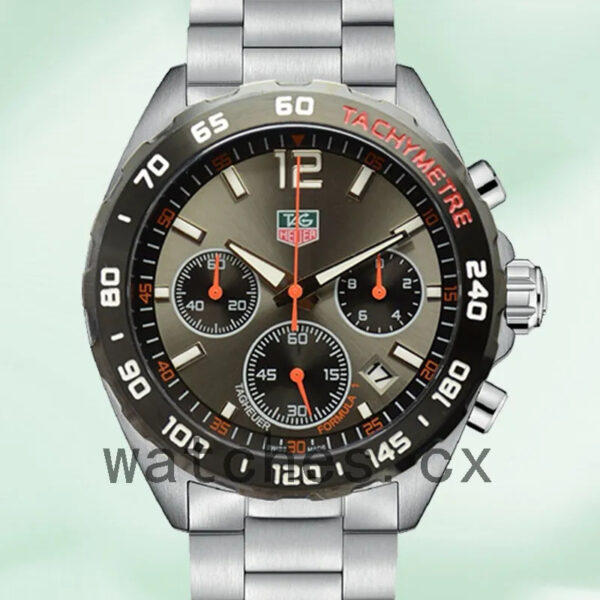 Tag Heuer Formula 1 Men CAZ1014-002 43mm Grey Dial Silver-tone