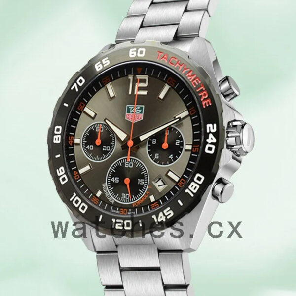 Tag Heuer Formula 1 Men CAZ1014-002 43mm Grey Dial Silver-tone - Image 3