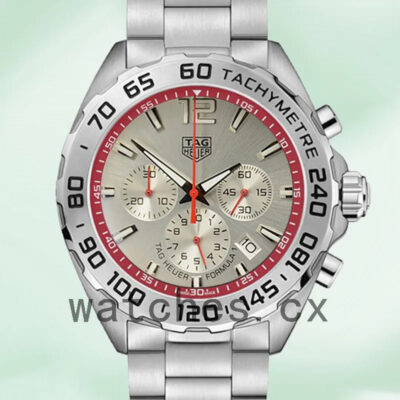 Tag Heuer Formula 1 43mm Men CAZ101Y-002 Silver Dial Quartz