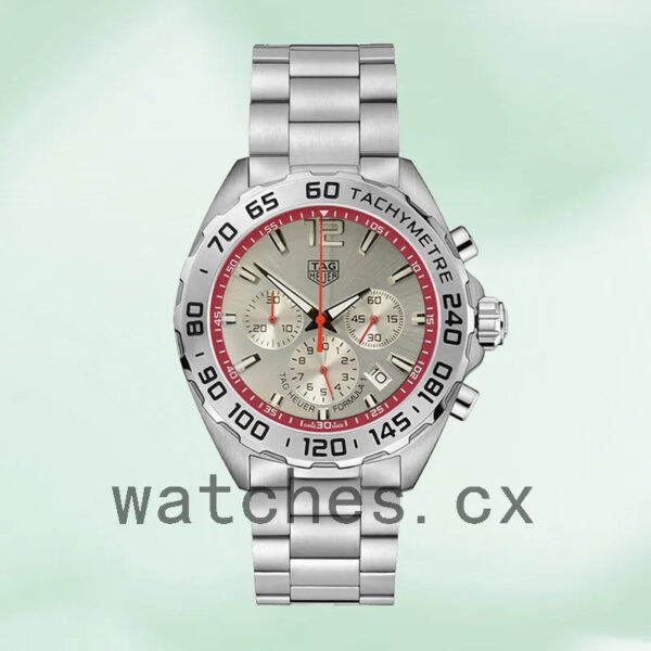 Tag Heuer Formula 1 43mm Men CAZ101Y-002 Silver Dial Quartz - Image 2