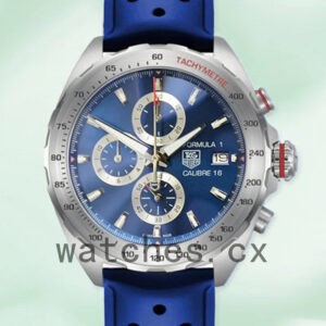 Tag Heuer Formula 1 43mm CAZ2015.FT8024 Men Rubber Band Blue Dial