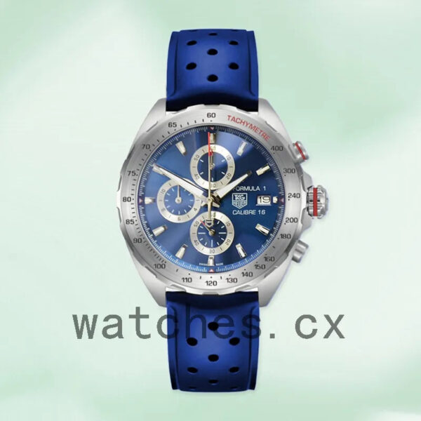 Tag Heuer Formula 1 43mm CAZ2015.FT8024 Men Rubber Band Blue Dial - Image 2