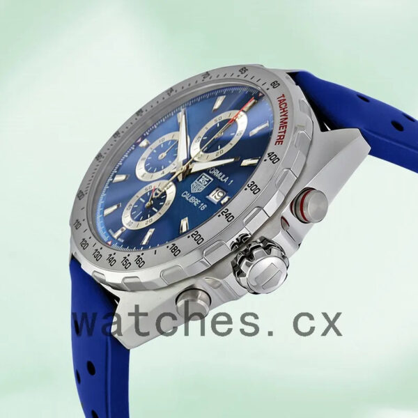 Tag Heuer Formula 1 43mm CAZ2015.FT8024 Men Rubber Band Blue Dial - Image 3