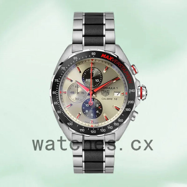 Tag Heuer Formula 1 CAZ2018-002 Men 43mm Silver-tone - Image 2
