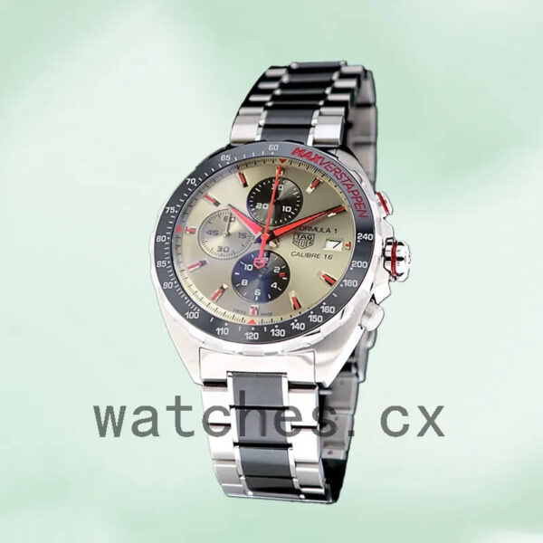 Tag Heuer Formula 1 CAZ2018-002 Men 43mm Silver-tone - Image 3