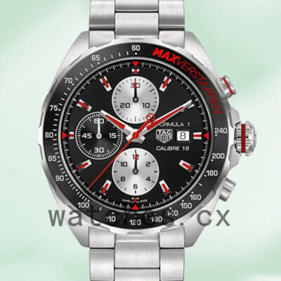 Tag Heuer Formula 1 43mm CAZ2018.BA0970-001 Men Silver-tone Black Dial
