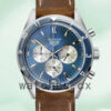 Tag Heuer Autavia Men 43mm CBE2110-001 Quartz Leather Strap