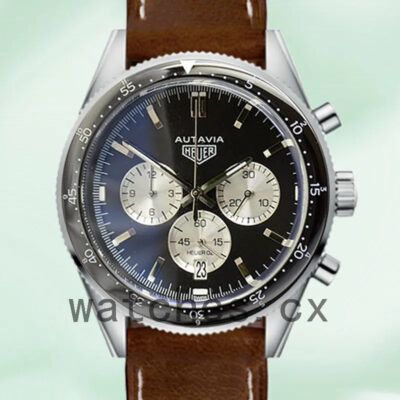 Tag Heuer Autavia 43mm CBE2110-002 Men Leather Strap