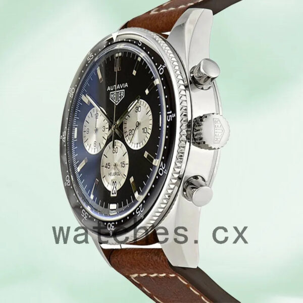 Tag Heuer Autavia 43mm CBE2110-002 Men Leather Strap - Image 3