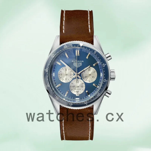 Tag Heuer Autavia CBE2110-003 Men 43mm Blue Dial - Image 2