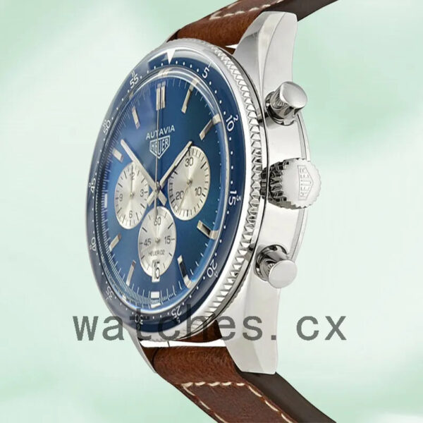 Tag Heuer Autavia CBE2110-003 Men 43mm Blue Dial - Image 3