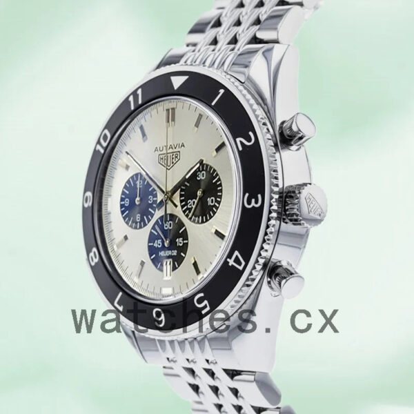 Tag Heuer Autavia 43mm Men CBE2110-006 White Dial - Image 3