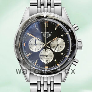 Tag Heuer Autavia 43mm CBE2111-001 Men Bracelet Silver-tone