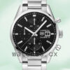 Tag Heuer Carrera CBK2110.BA0715 43mm Men Bracelet Black Dial