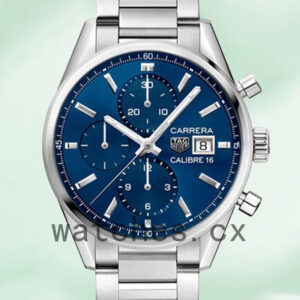 Tag Heuer Carrera 43mm CBK2112.BA0715 Men Bracelet Blue Dial