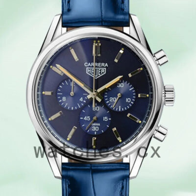 Tag Heuer Carrera Men CBK221B-001 43mm Blue Dial Quartz