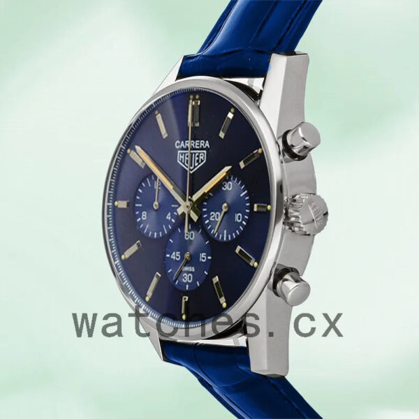 Tag Heuer Carrera Men CBK221B-001 43mm Blue Dial Quartz - Image 3