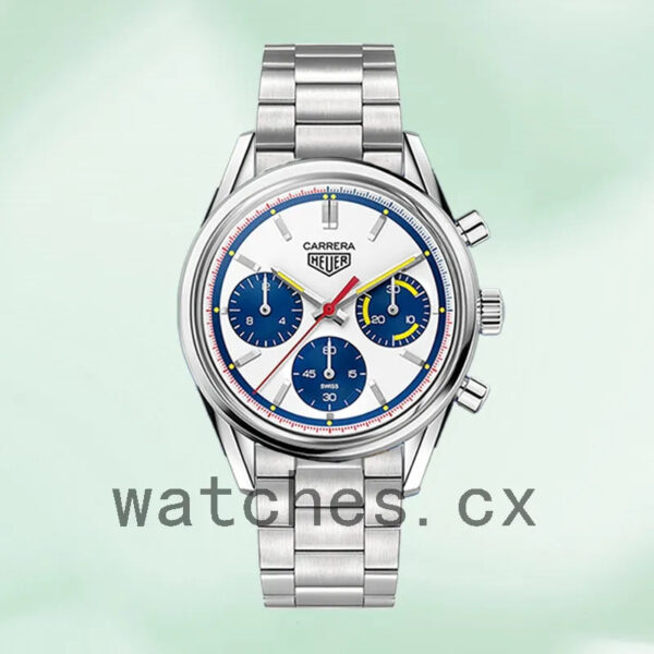 Tag Heuer Carrera CBK221C.FC6488-001 43mm Men White Dial - Image 2