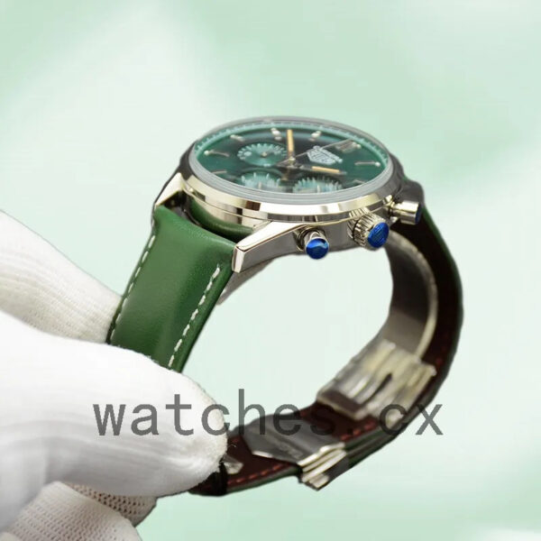 Tag Heuer Carrera 43mm Men CBK221F.FC6479-001 Leather Strap - Image 3