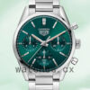 Tag Heuer Carrera Men 43mm CBK221F.FC6479-002 Silver-tone Bracelet