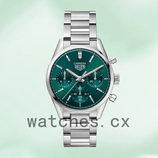 Tag Heuer Carrera Men 43mm CBK221F.FC6479-002 Silver-tone Bracelet - Image 2