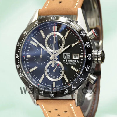 Tag Heuer Carrera 43mm CBM2110.FC6454-001 Men Quartz Silver-tone