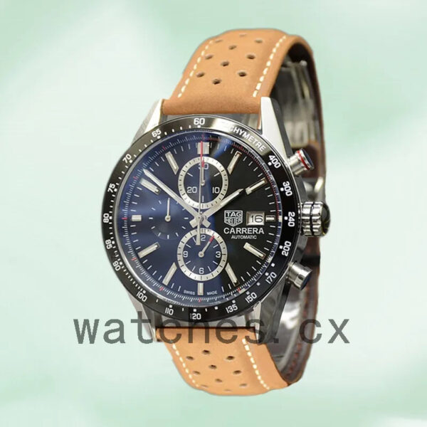 Tag Heuer Carrera 43mm CBM2110.FC6454-001 Men Quartz Silver-tone - Image 2