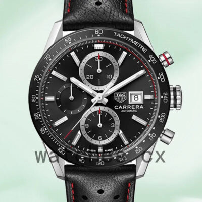 Tag Heuer Carrera Men 43mm CBM2110.FC6454 Quartz Black Dial