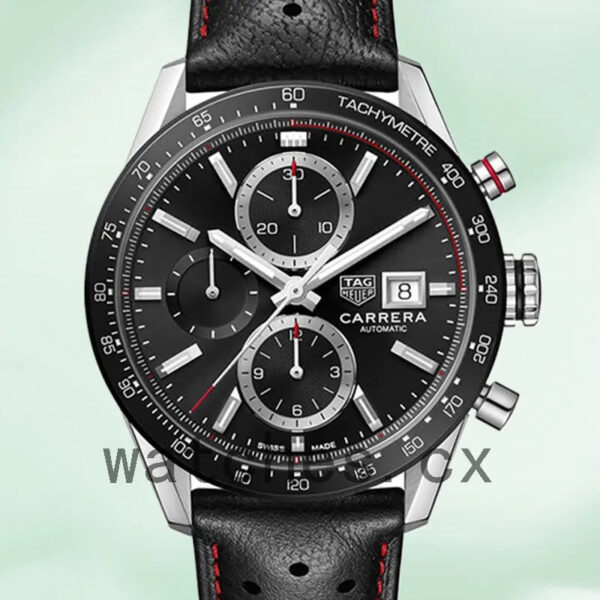 Tag Heuer Carrera Men 43mm CBM2110.FC6454 Quartz Black Dial